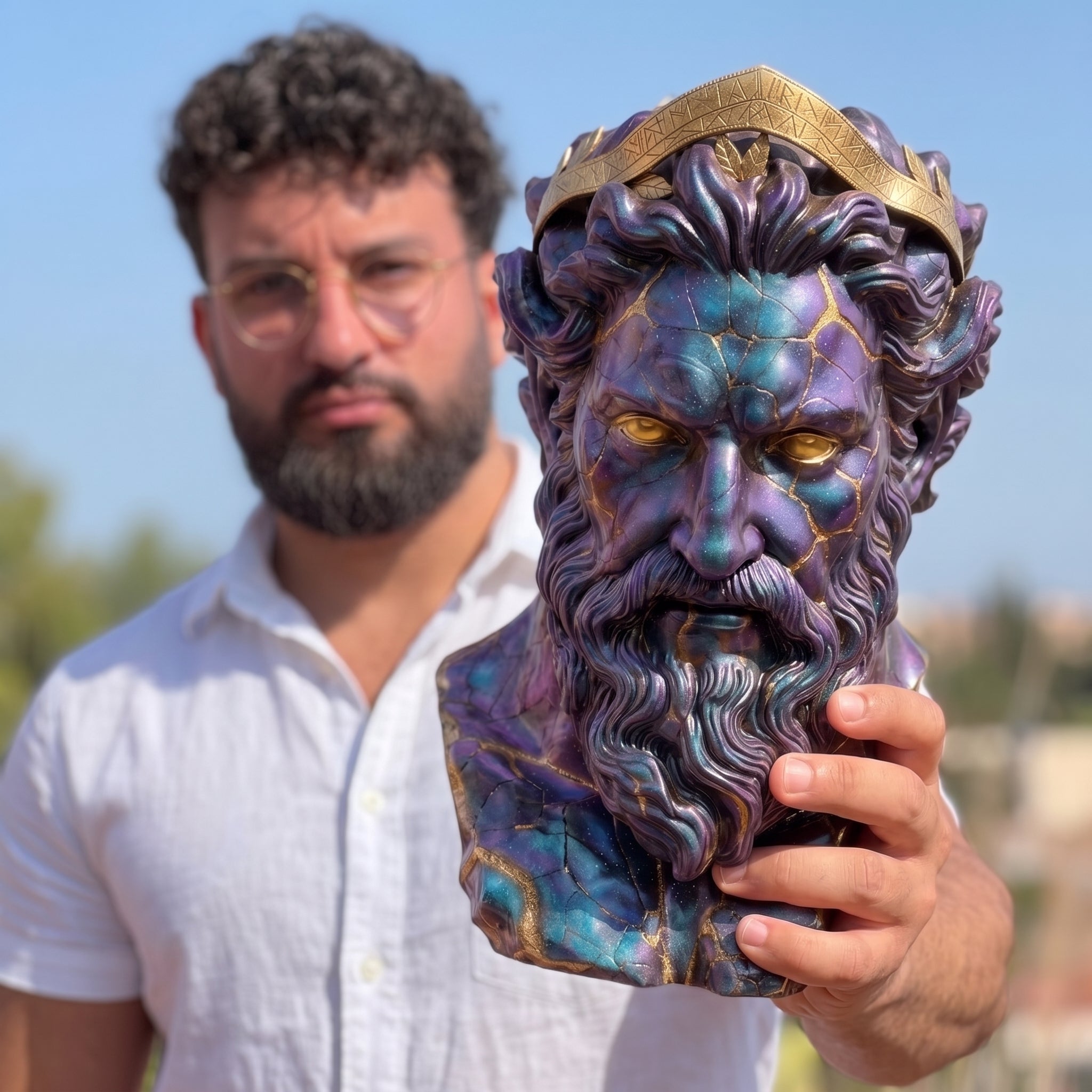 ΦΙΛΟΣΟΦΟΣ ΒΑΣΙΛΕΥΣ Philosophos Basileus — Busto del Rey Filósofo | Edición Limitada