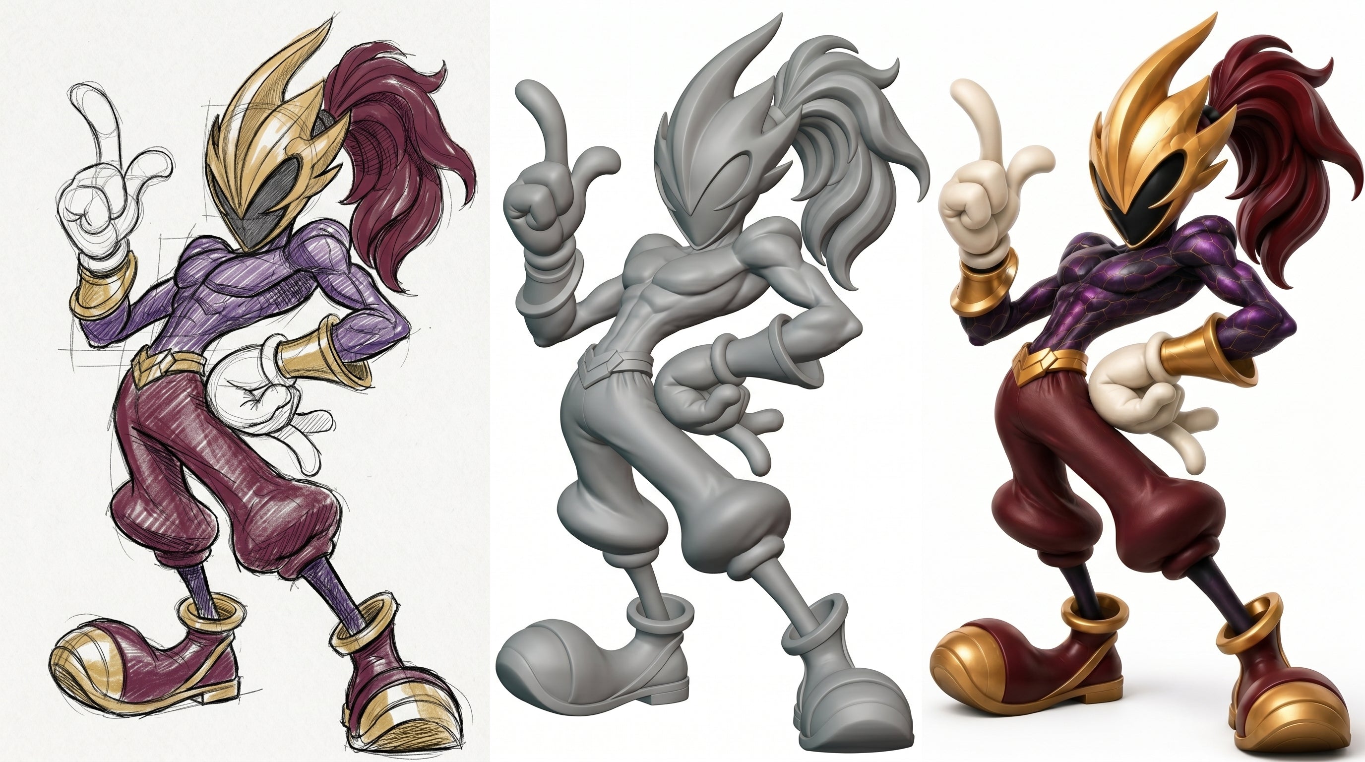 ΝΣΩ — Looney Version Original | Art Toy de edición limitada, 25 cm