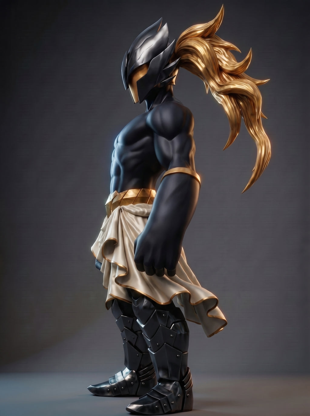ΝΣΩ — Neo Original Black | Art Toy de edición limitada, 25 cm