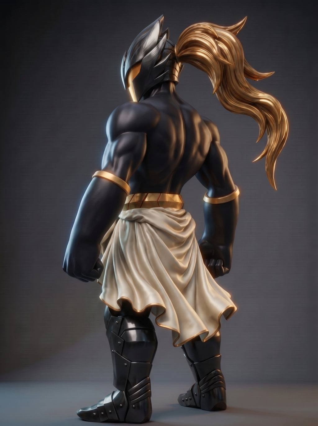 ΝΣΩ — Neo Original Black | Art Toy de edición limitada, 25 cm