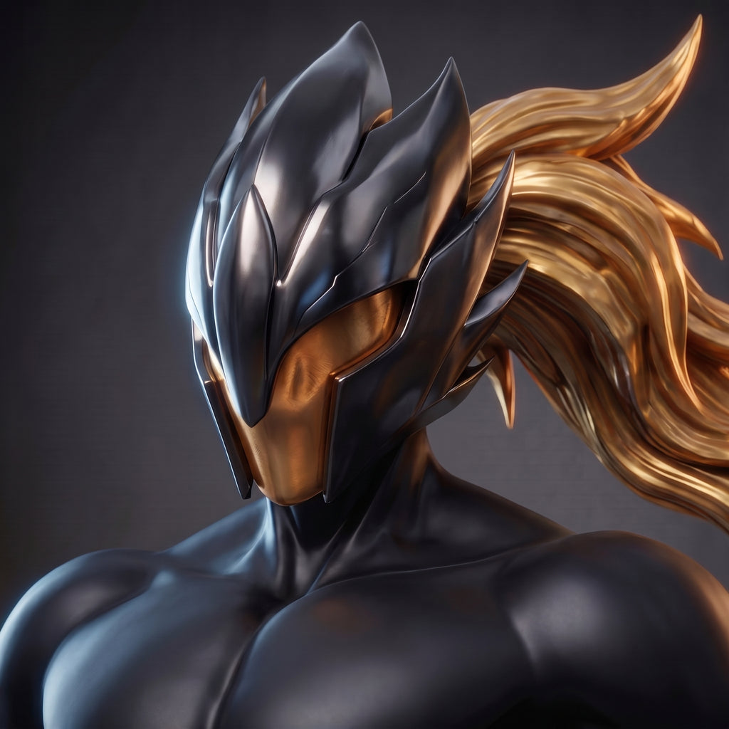 ΝΣΩ — Neo Original Black | Art Toy de edición limitada, 25 cm