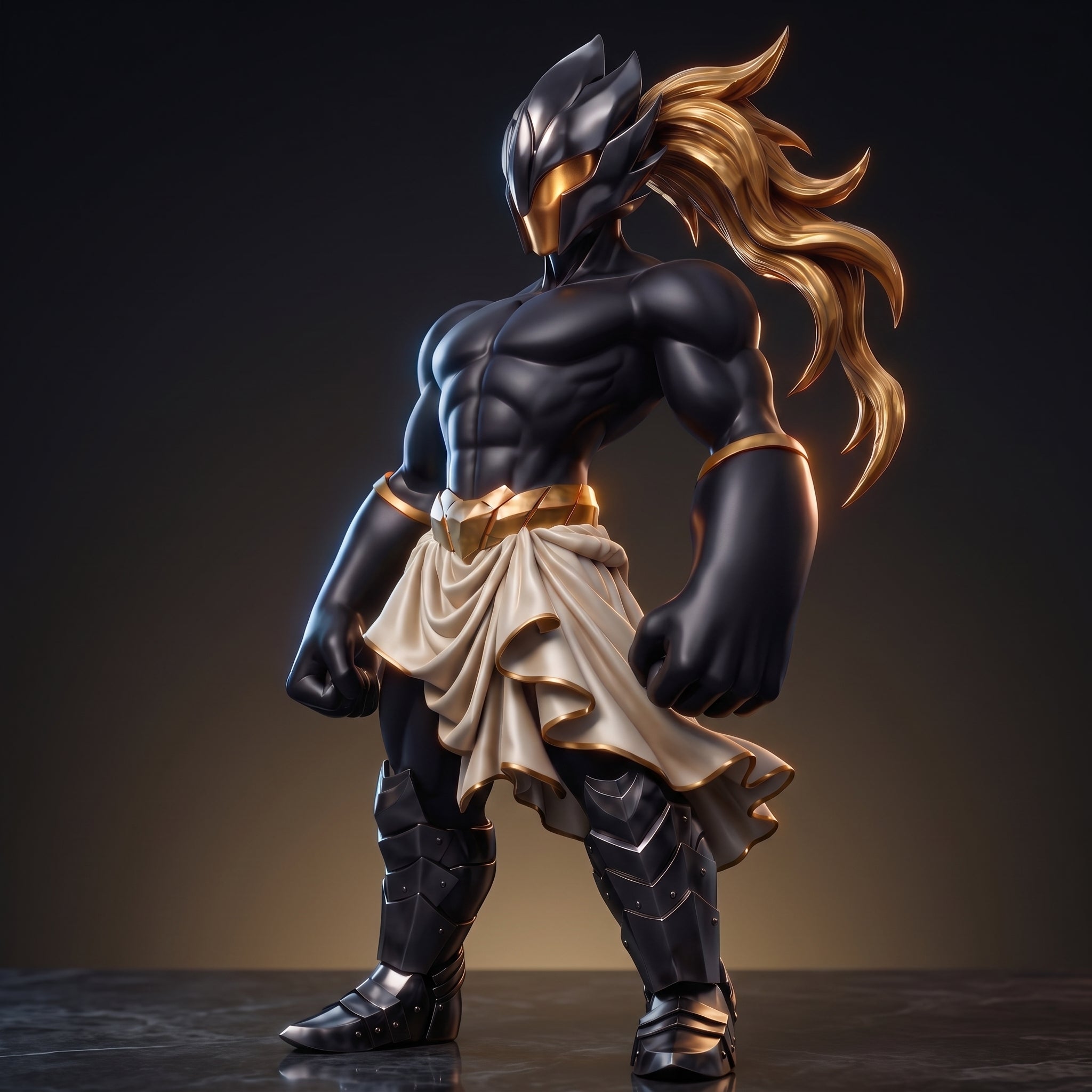 ΝΣΩ — Neo Original Black | Art Toy de edición limitada, 25 cm
