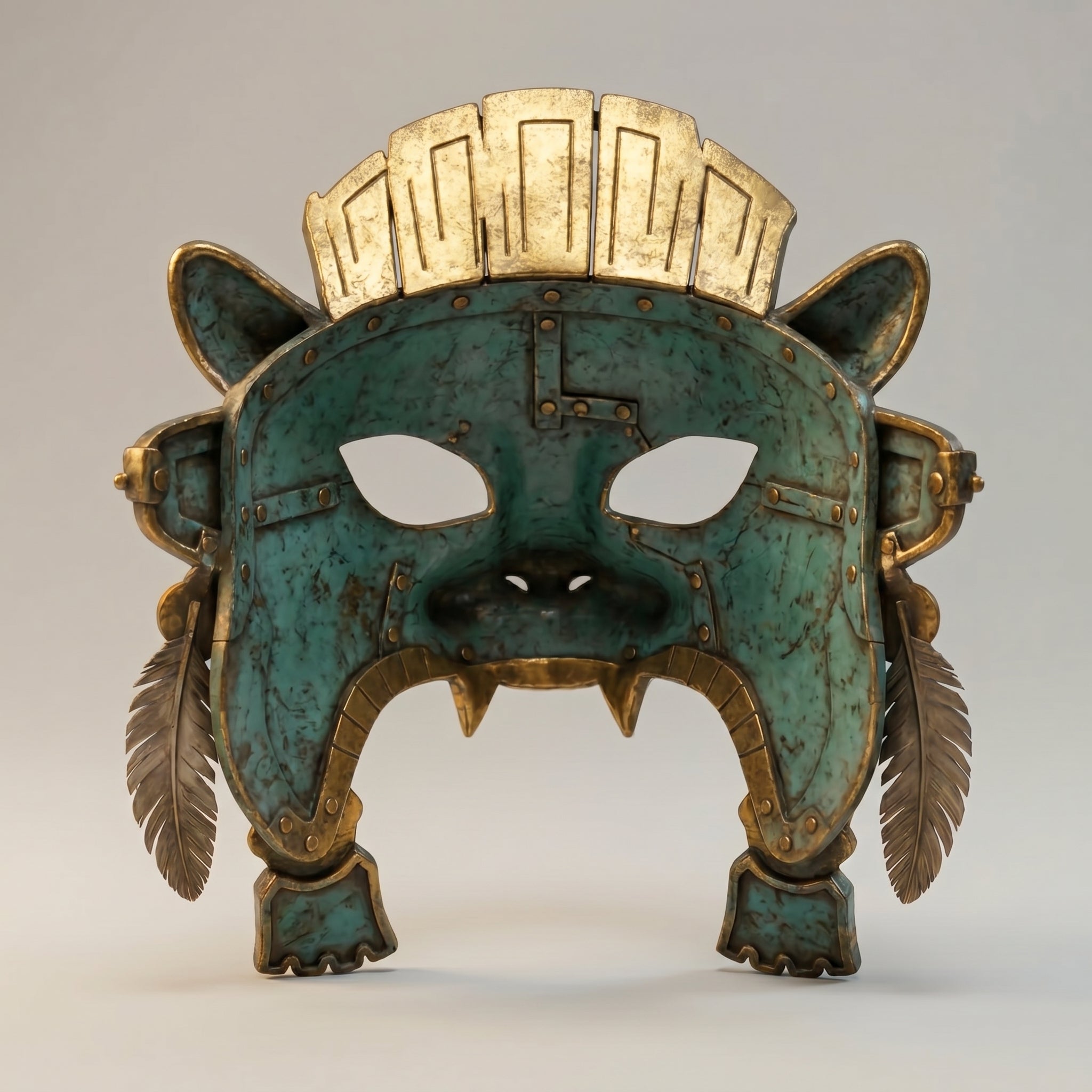 JAGUAR TLAXCALA — Máscara ceremonial de edición limitada