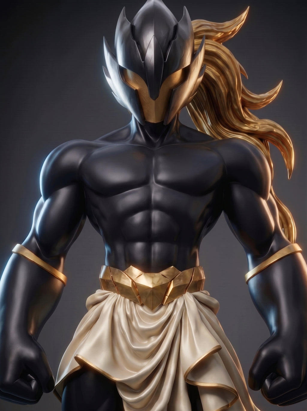 ΝΣΩ — Neo Original Black | Art Toy de edición limitada, 25 cm