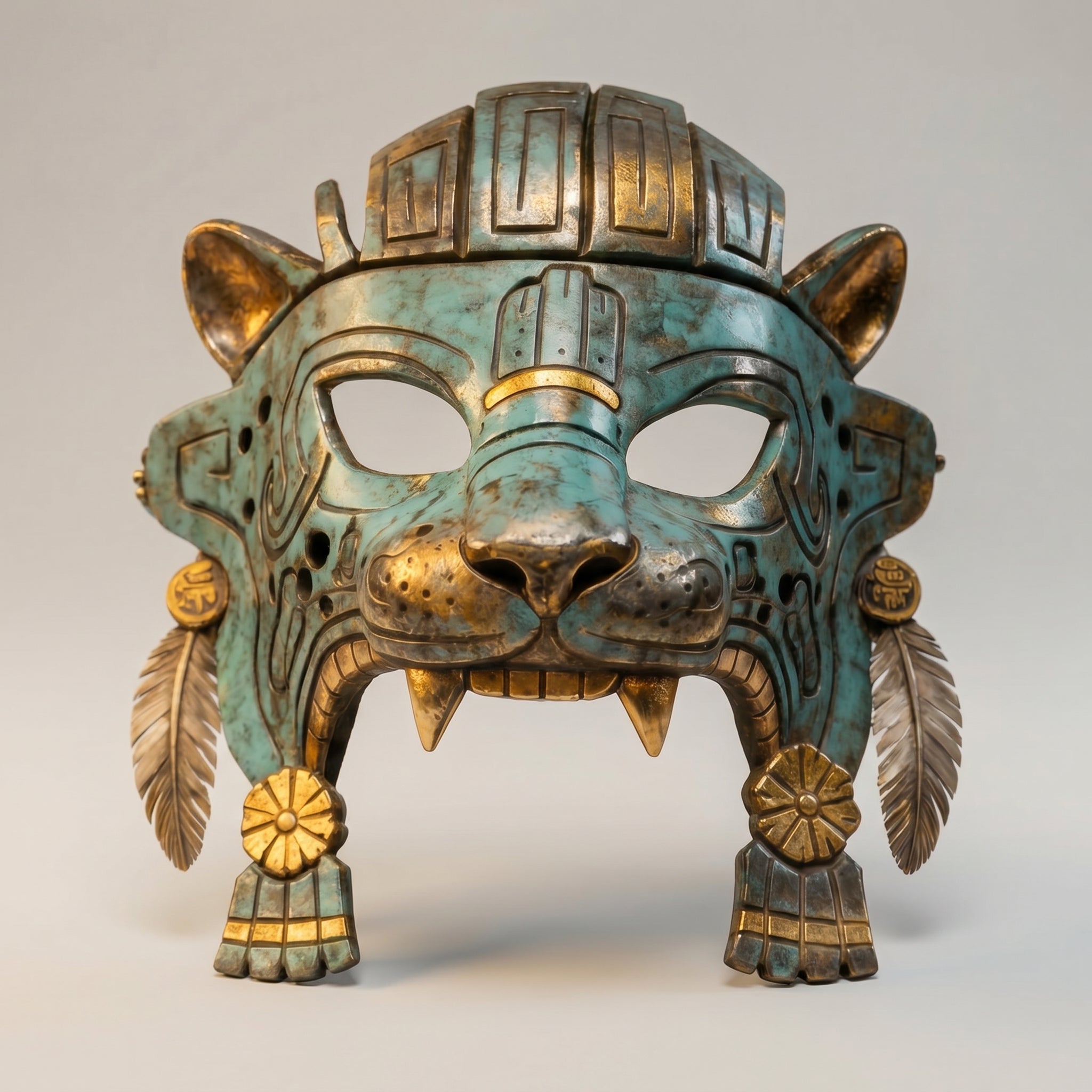 JAGUAR TLAXCALA — Máscara ceremonial de edición limitada